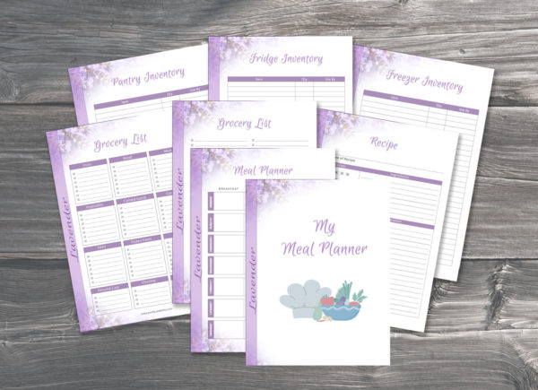 Meal Planner - Lavender