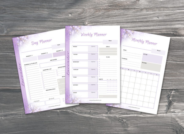 Personal Planner – Lavender - Image 2